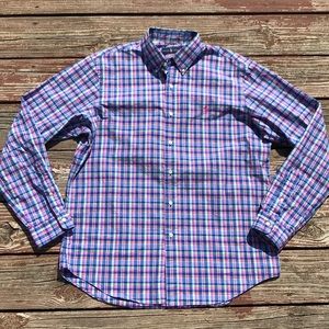Ralph Lauren men’s plaid poplin button down